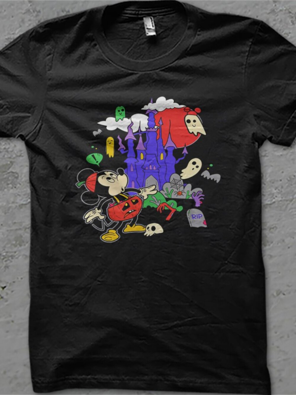 Vintage Mickey Mouse and Friends Halloween T Shirt, Halloween Disney Family Tee
